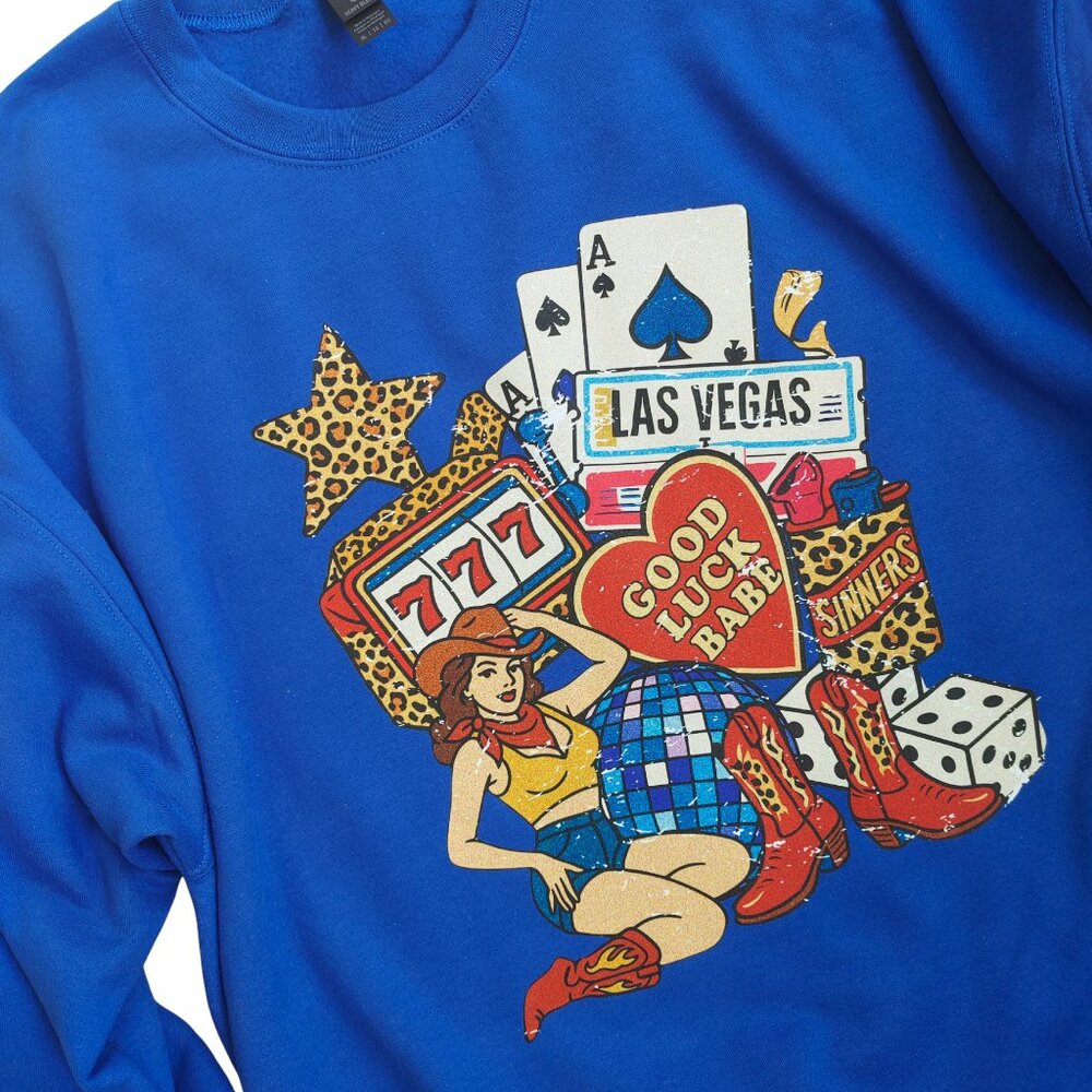 NWT Good Luck Cowgirl Western Sweatshirt - Picture 7 of 12